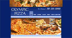 Desktop Screenshot of olympicpizzaweymouth.com